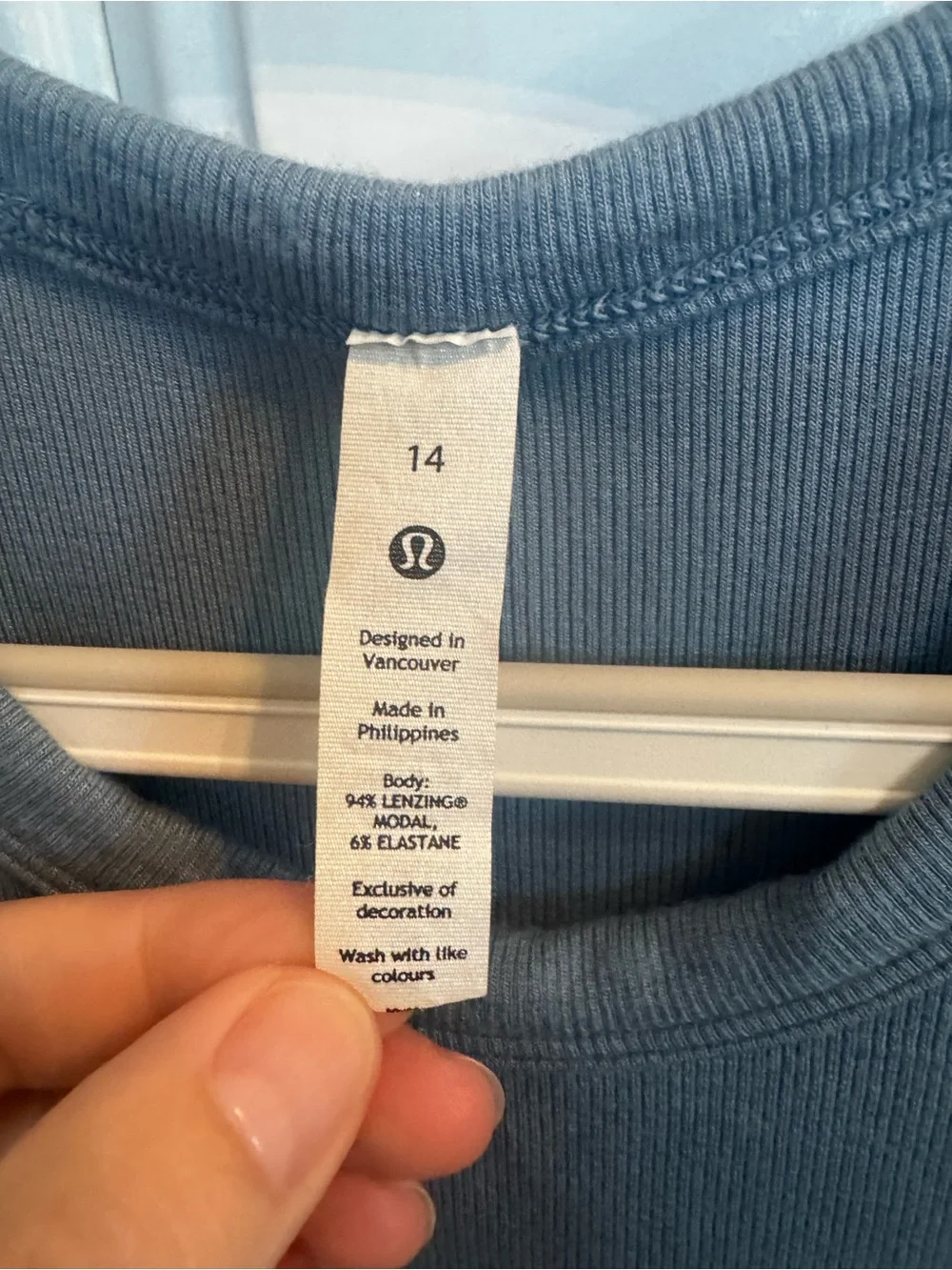 lululemon athletica sleeveless ribbed